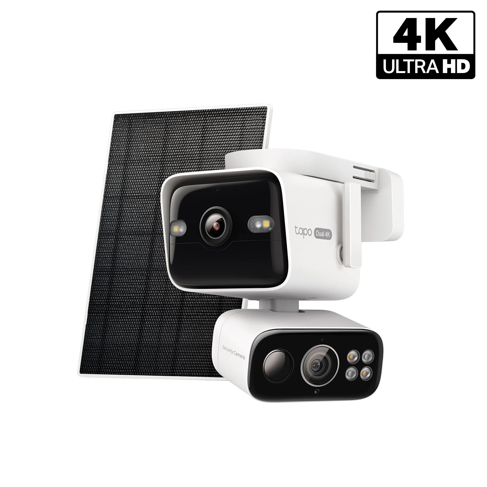 4K Dual-Lens Solar Pan/Tilt Security Camera, Tapo C675D Kit