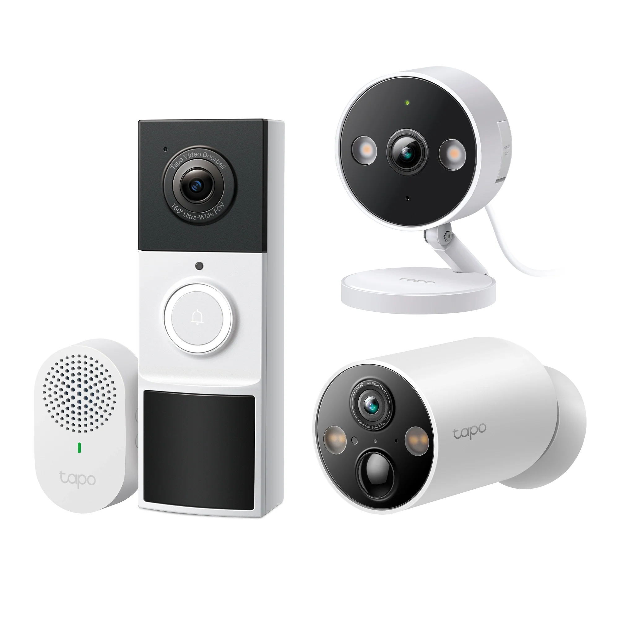Tapo No-Drill Home Security Bundle