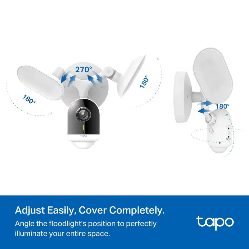 2K QHD IP65 Floodlight Camera, Tapo C720