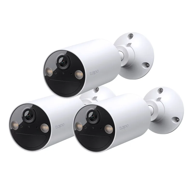 Tapo C402, telecamera di sicurezza wireless da esterno 1080P, bianca, confezione da 3
