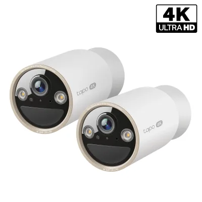 MagCam 4K Ultra HD Akku-Überwachungskamera, Tapo C460 2er-Pack