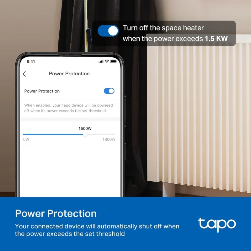 Mini presa intelligente con monitoraggio energetico, Tapo P115 (confezione da 2)