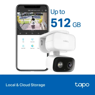1080P Pan/Tilt  Indoor/Outdoor Security Camera, Tapo C206 HybridCam 360