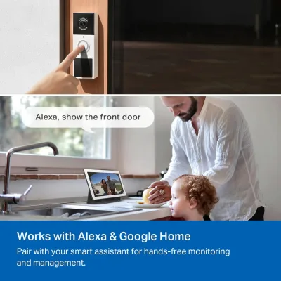 2K Smart Doorbell Battery Powered, Tapo D210