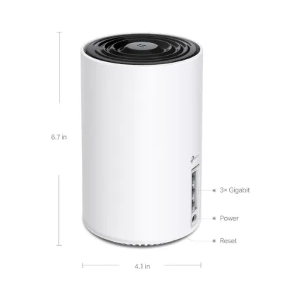 Wi-Fi 6E Tri-Band AXE5400 Mesh-system, Deco XE75 2-pak