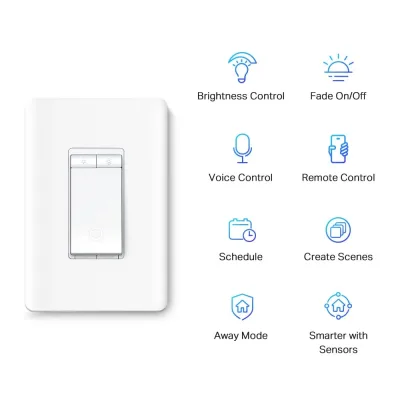 Single Pole Smart Dimmable Switch White, Tapo S500D