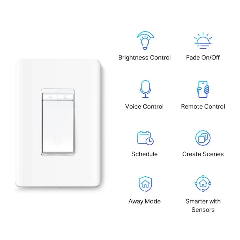Single Pole Smart Dimmable Switch White, Tapo S500D
