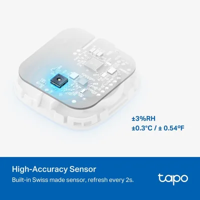 Inteligentny czujnik temperatury i wilgotności, wymagany hub, Tapo T310