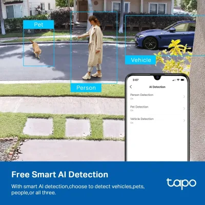 Telecamera di sicurezza da interno/esterno 2K, Tapo C120 4-Pack