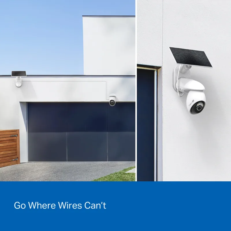 Tapo C660 Kit 4K Solar Pan/Tilt Security Camera Smart CentralHub Bundle, 2-Pack + H500