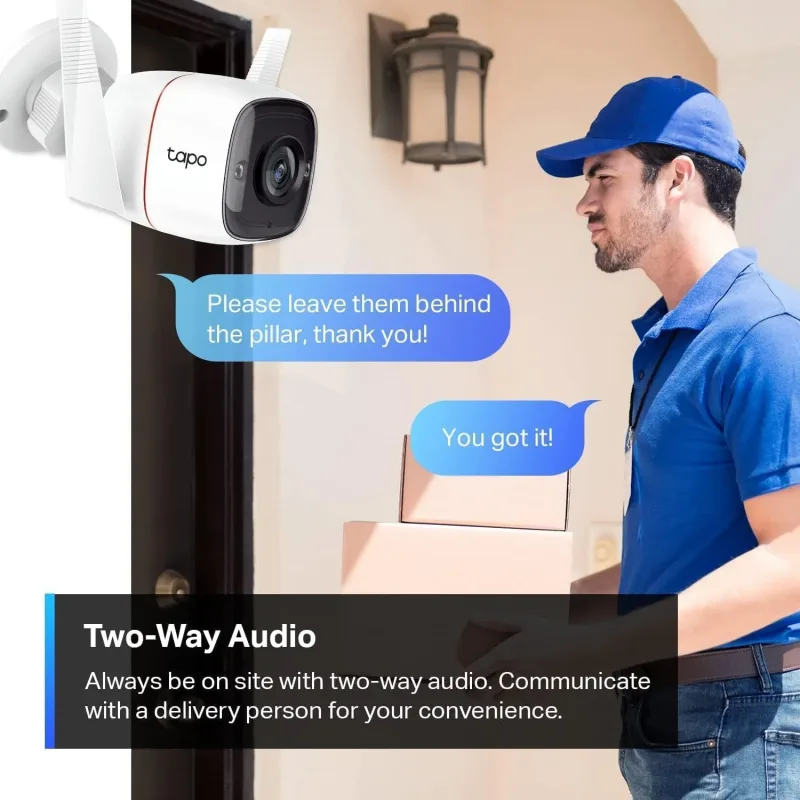 2K IP66 Outdoor Security Camera, Tapo C310