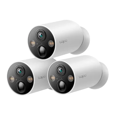 MagCam 2K Wireless Battery Powered Camera, Tapo C425 3-Pack