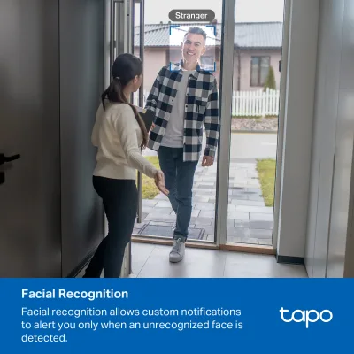 4K Ultra HD Pan/Tilt Dual-Band WiFi Indoor Security Camera, Tapo C260 RoomCam 2-Pack