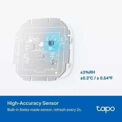 Smart Temperature & Humidity Monitor, Hub Required, Tapo T315