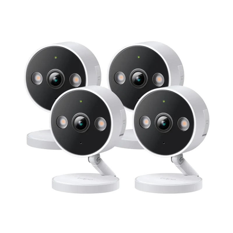 Cámara de seguridad interior/exterior 2K, Tapo C120 4-Pack