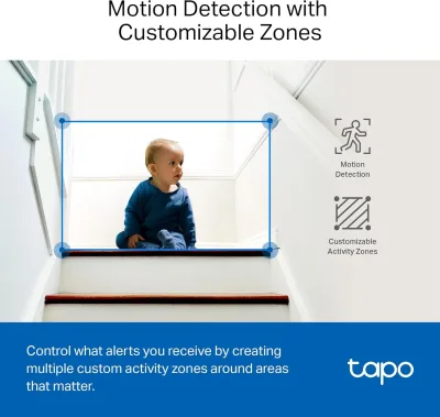 Pan/Tilt 2K QHD indoor beveiligingscamera, Tapo C220
