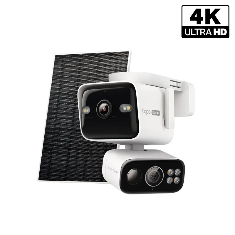 4K Dual-Lens Solar Pan/Tilt Security Camera, Tapo C675D Kit