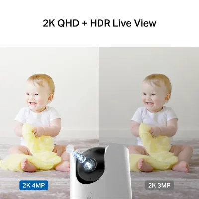 Telecamera di sicurezza Apple Home Pan/Tilt 2K QHD, Tapo C225
