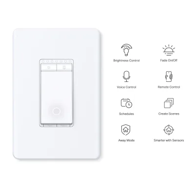 Interruttore smart dimmerabile unipolare bianco, Tapo S500D (confezione da 4)