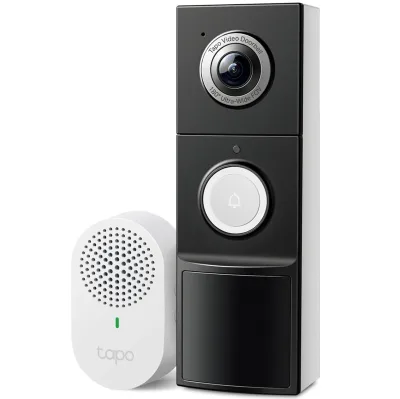 Front Door Security Plus Bundle – 2K Video Doorbell Camera + Fingerprint Door Lock