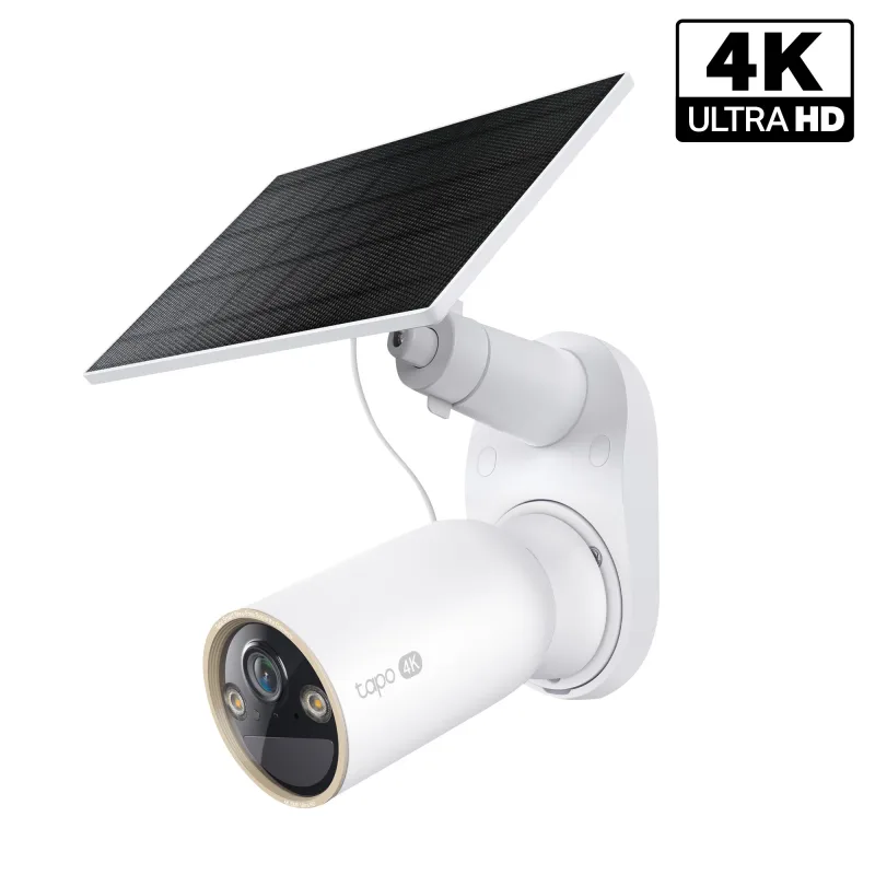 MagCam 4K Solar Ultra HD udendørs overvågningskamera med solpanel, Tapo C460 Kit