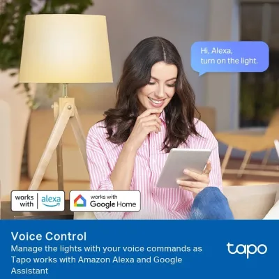 Lampadina intelligente dimmerabile, 2700K, Tapo L510E (confezione da 4)