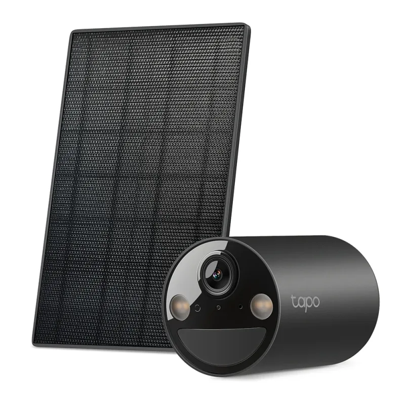 Telecamera SolarCam 1080P con pannello solare nera, Tapo C403 Kit