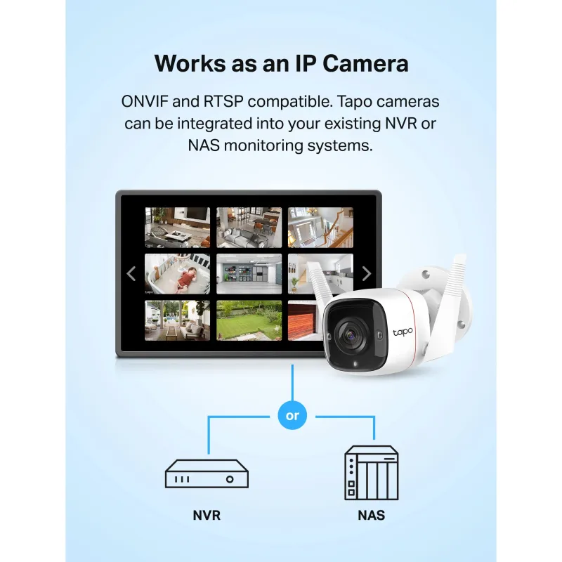 2K QHD Outdoor Camera, Tapo C320WS