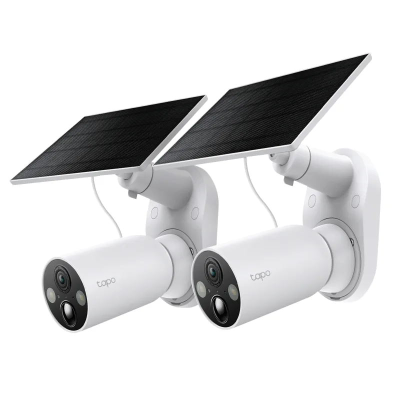 MagCam 2K Solar QHD Outdoor Security Camera, Tapo C425 Kit V2 2-Pack