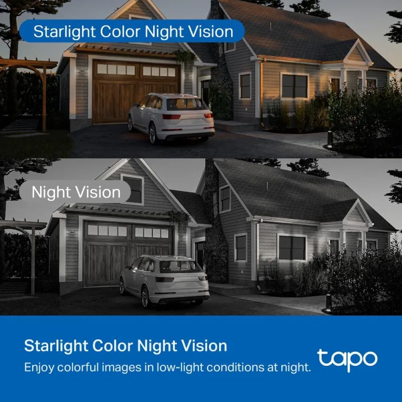 Cámara de seguridad exterior 360 con giro e inclinación 3K 5MP, Tapo C530WS