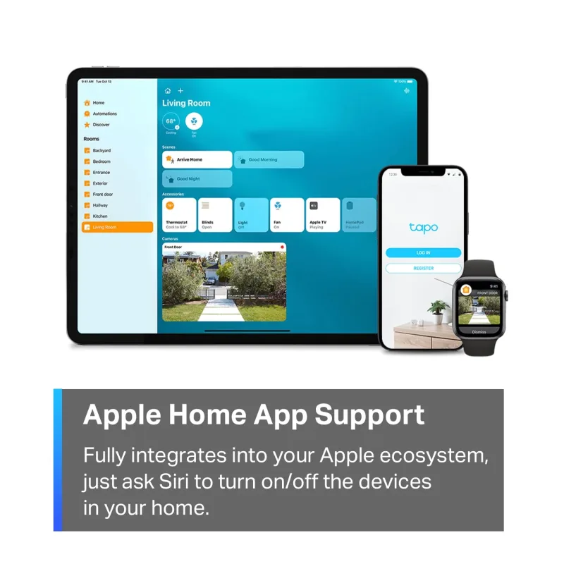 Presa smart mini 15A certificata Matter, Tapo P125M (confezione da 3)