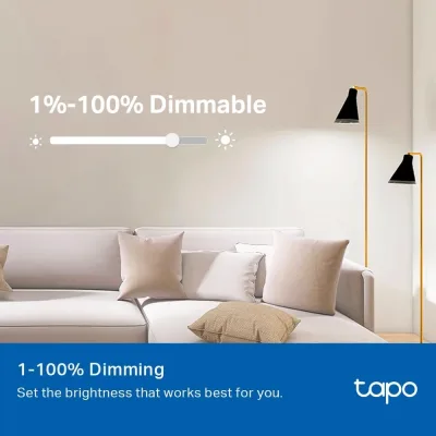 스마트 디밍 전구, 4000K, Tapo L520E(4팩)