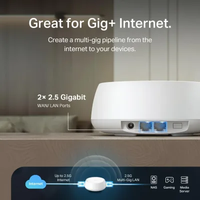 Deco 7 BE3600 Dual-Band Wi-Fi 7 Mesh System, Deco BE23 2-Pack