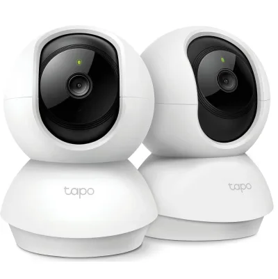 Telecamera di sicurezza interna Pan/Tilt 2K, confezione da 2, Tapo C210P2