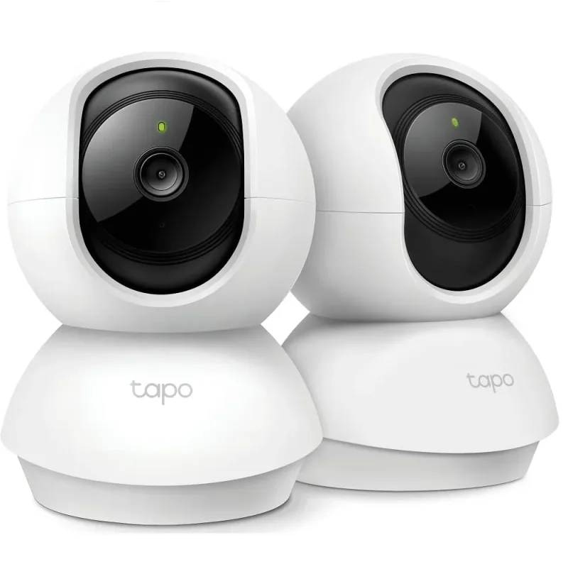 Pan/Tilt 2K Indoor Security Camera 2 Pack, Tapo C210P2