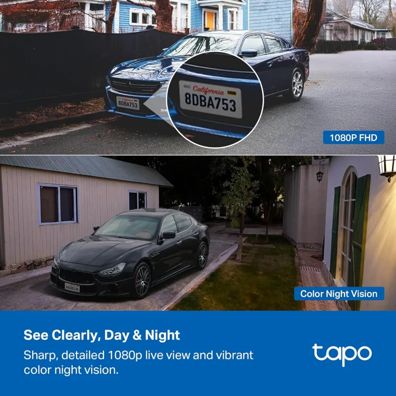 1080P smarte kabellose Outdoor-Überwachungskamera, Tapo C400 3er-Pack