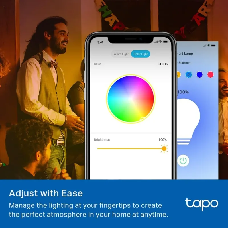 Energy Efficient RGBW Smart Light Bulb, Tapo L531E