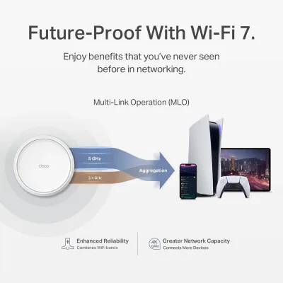 Deco 7 BE3600 Dual-Band Wi-Fi 7 Mesh System, Deco BE23 2-Pack
