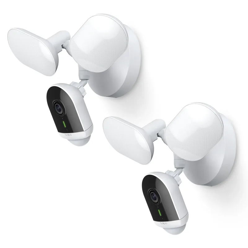 2K QHD IP65 Floodlight Camera, Tapo C720 2-Pack