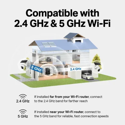 Tapo C660 Kit 4K Solar Outdoor Pan/Tilt Security Camera, VistaCam 360 2-Pack