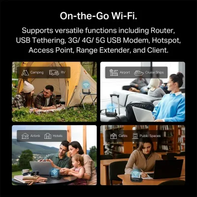 Roam 7 Dual-Band Wi-Fi 7 BE3600 Travel Router, TL-WR3602BE