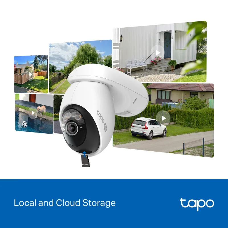 Tapo C660 Kit 4K Solar Pan/Tilt Security Camera Smart CentralHub Bundle, 2-Pack + H500