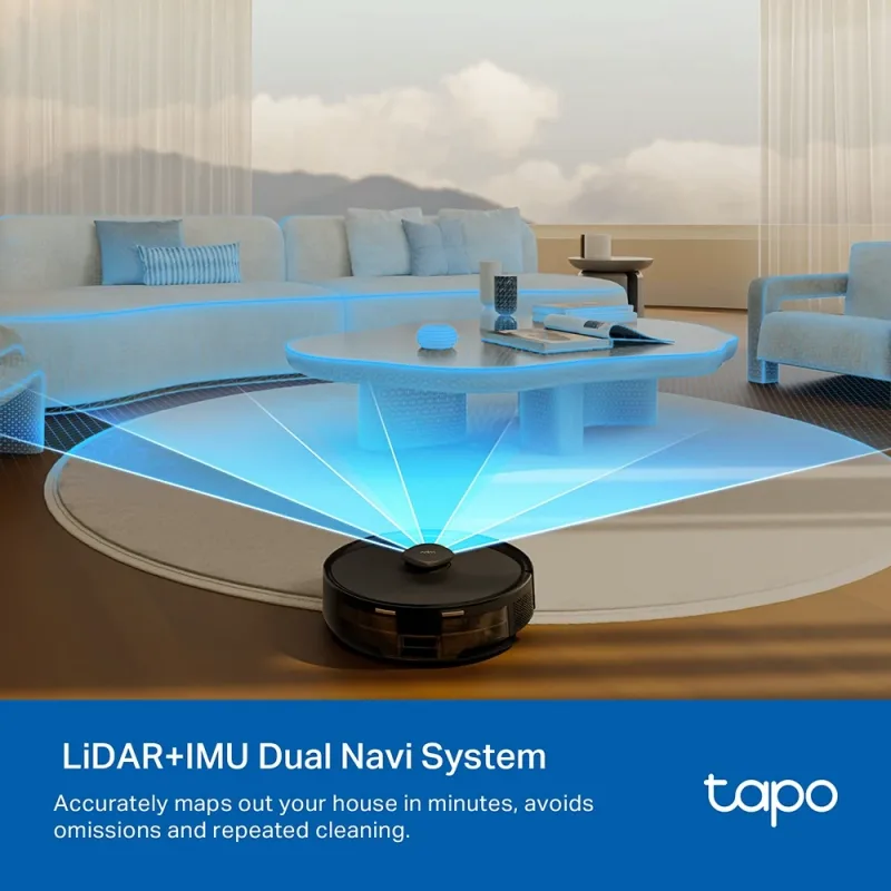 LiDAR Robot Vacuum & Mop, Tapo RV30 MAX
