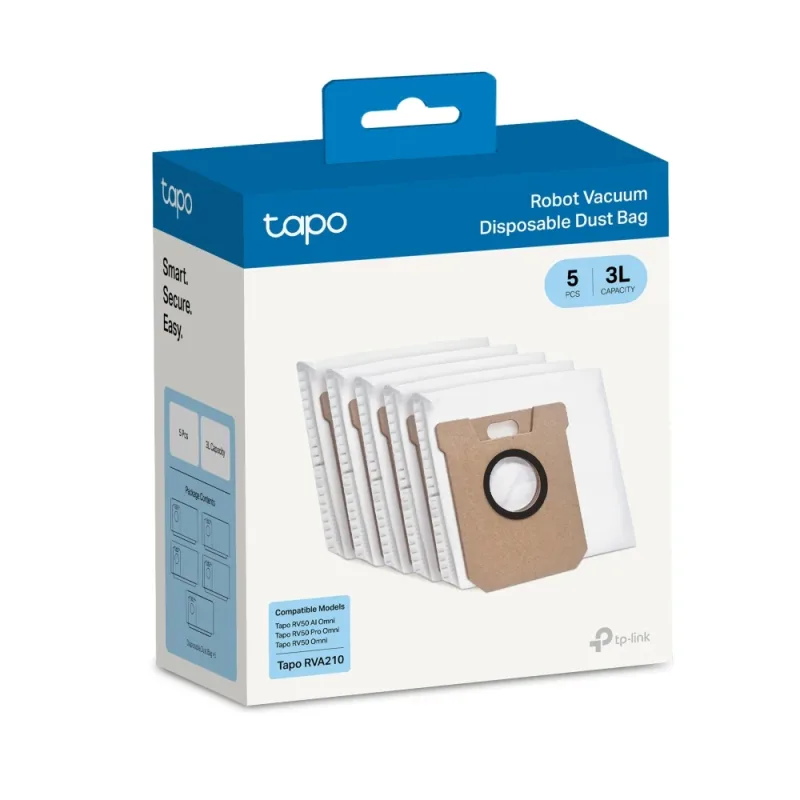 Robot Vacuum Disposable Dust Bag RV50 Pro Omni, Tapo RVA210