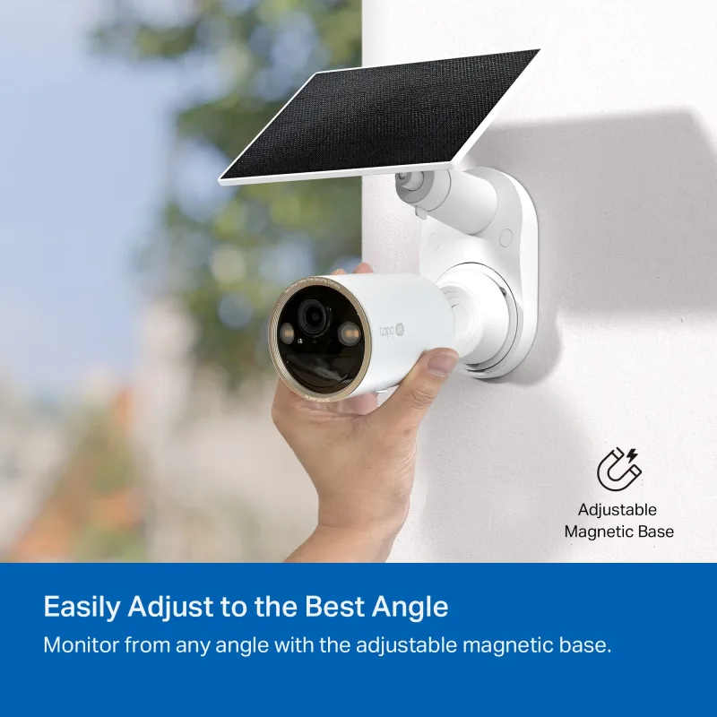 Bundle MagCam Telecamera Solare da Esterno 4K con Smart CentralHub, Tapo C460 Kit confezione da 4 + H500