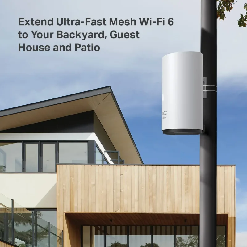 TP-Link Deco Outdoor Mesh WiFi AX3000 Dual Band 2 Gigabit PoE Ports Deco X50-outdoor