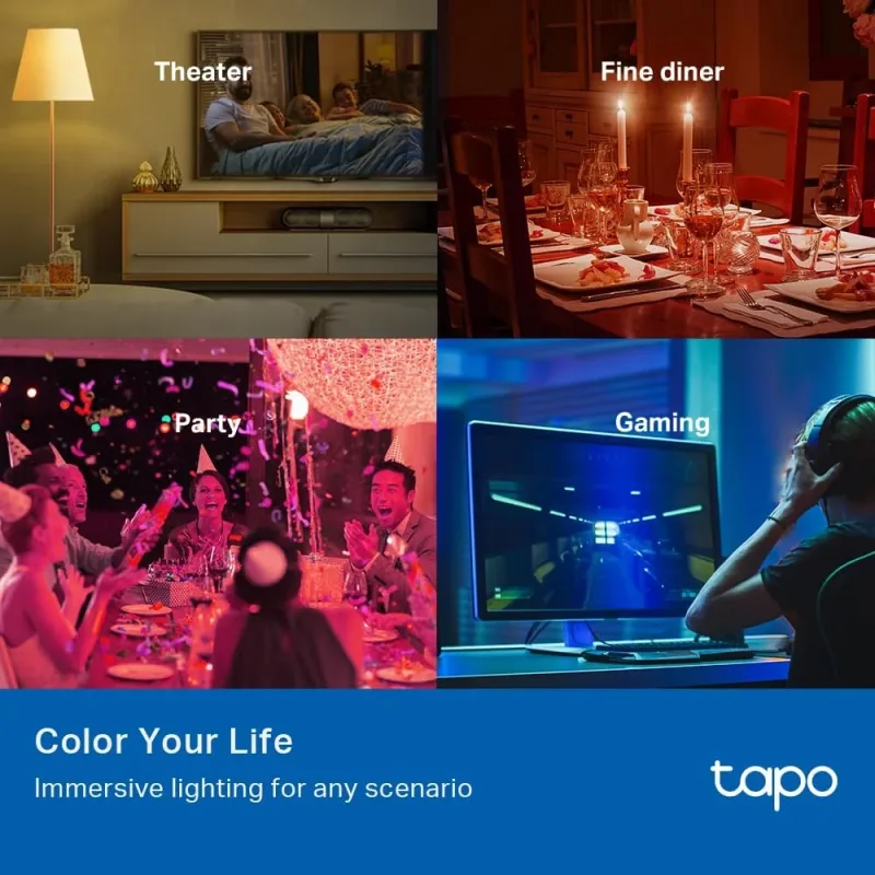 Energiatehokas RGBW-älylamppu, Tapo L531E