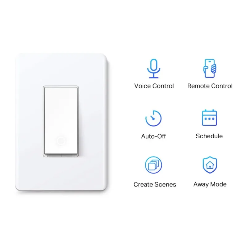 Single Pole Smart Light Switch White, Tapo S500