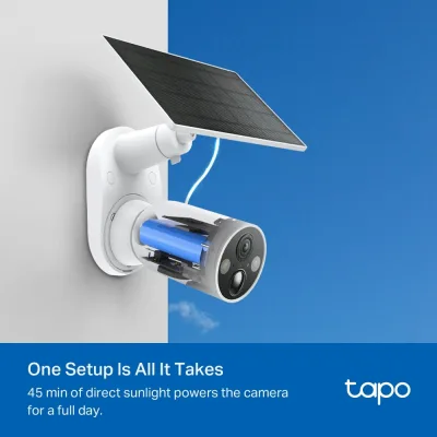 MagCam 2K Solar QHD Security Camera with Solar Panel, Tapo C425 Kit