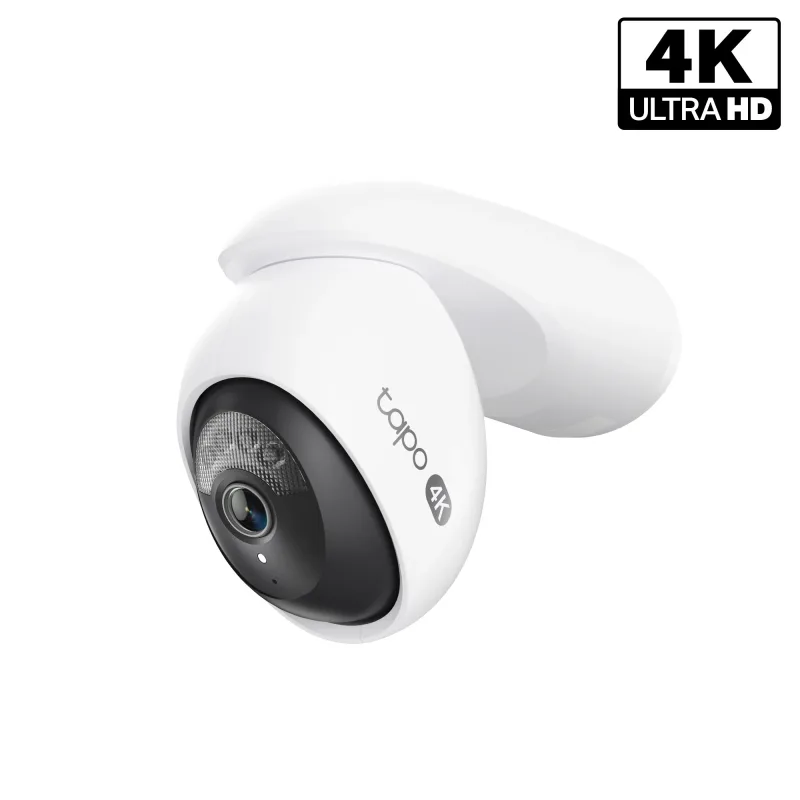 Telecamera di sicurezza esterna cablata 4K con pan/tilt, Tapo C560WS